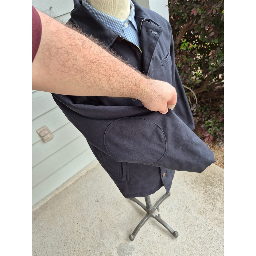 RPM West Quarter Century Collection Mens Gray Canvas Workwear Jacket Chore Large - Picture 8 of 14